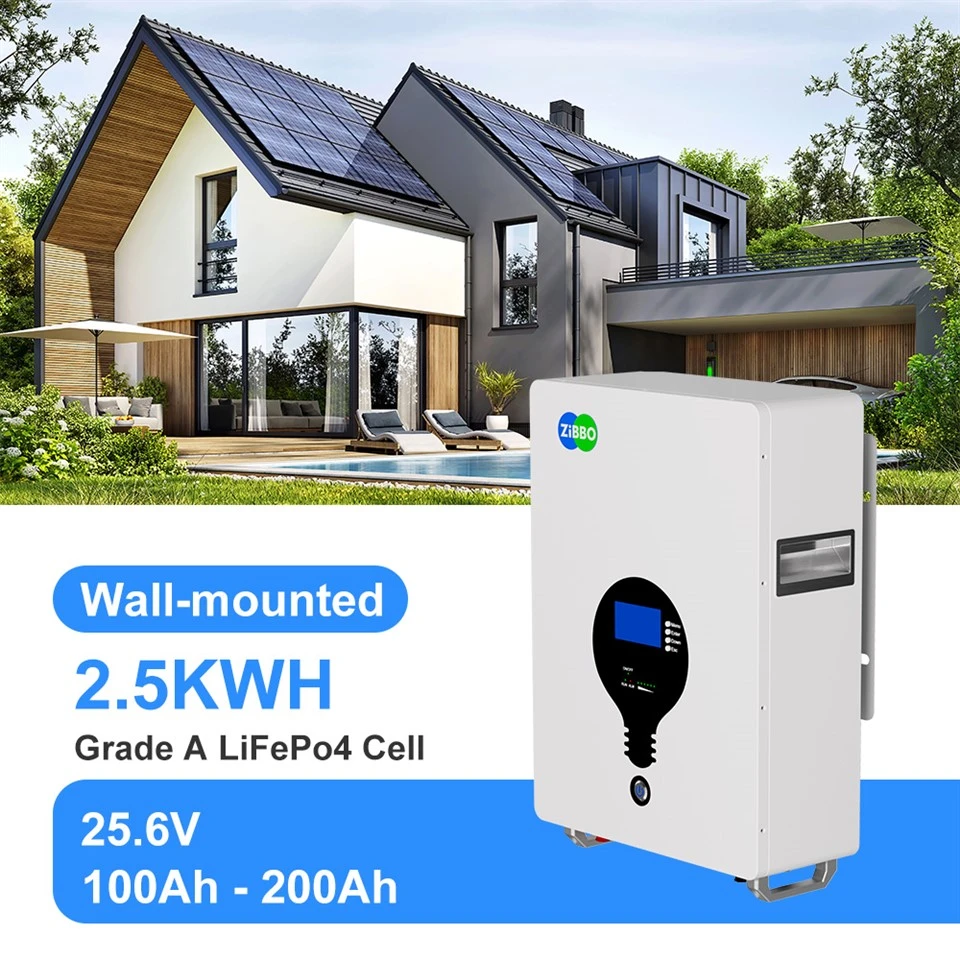 Lithium Ion Battery 25.6v 100ah Wall Mount