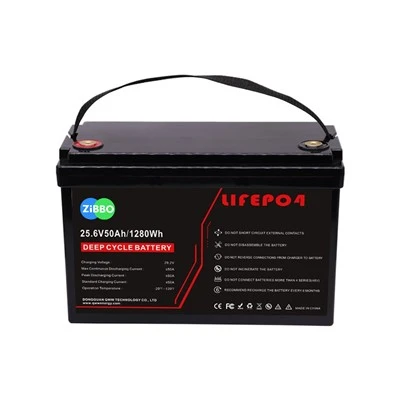 24V 50AH Deep Cycle endurhlaðanleg rafhlaða
