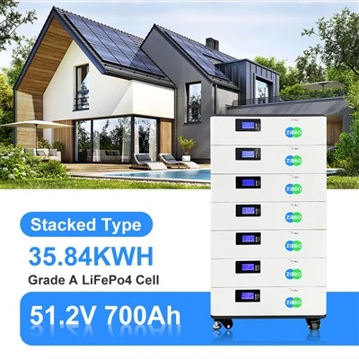 Kína litíum jón rafhlaða 35kWst 700ah 51,2v sólar LFP rafhlaða