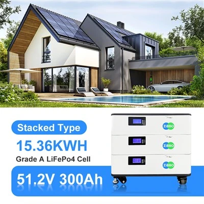 Orkugeymsla í íbúðarhúsnæði 15KWH sólarrafhlaða 51,2V 300Ah Langur líftími