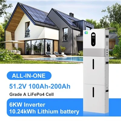 Sól allt-í-einn 6kW inverter + 10 kWh litíum rafhlaða
