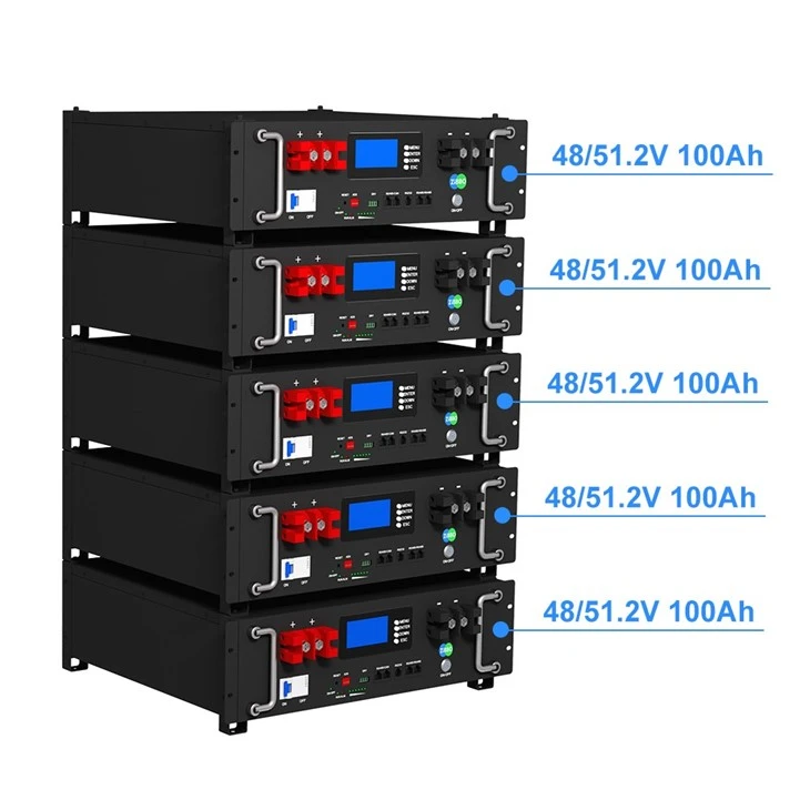 Solar Lithium Battery Pack 51.2V 500Ah 25kwh Server Rack Batteries